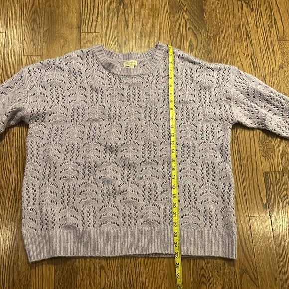 Ultra Flirt soft lilac purple crewneck sweater size 1x - Picture 5 of 7